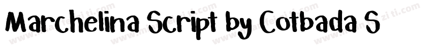 Marchelina Script by Cotbada Studi字体转换